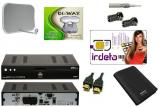 HD SATELINÍ KOMPLET ALMA S 1000 + SKYLINK + EXTERNÍ HDD