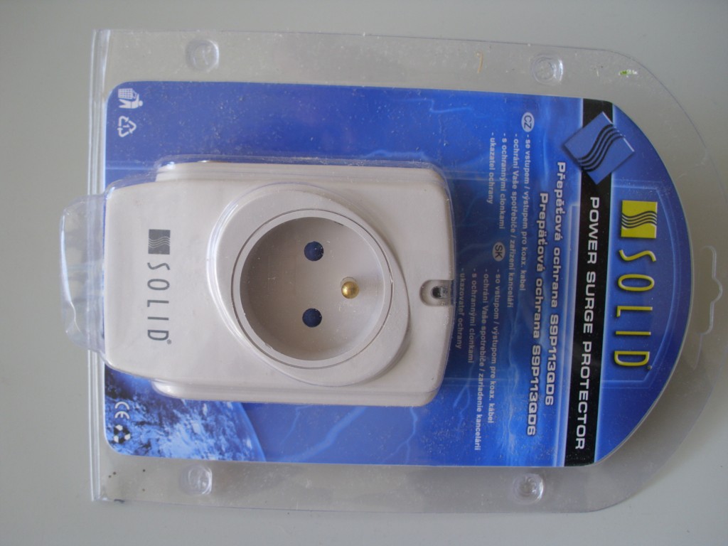 PŘEPĚŤOVÁ OCHRANA 1x 220 V, 2x KOAXIÁL