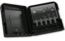 ZESILOVAČ ALCAD AM 374 - 2x UHF + 1 DAB