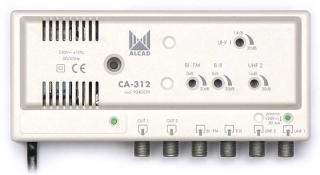 ZESILOVAČ ALCAD CA 312 UHF + FM