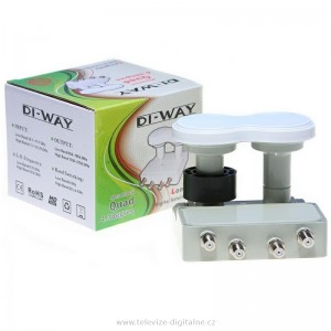 KONVERTOR MONOBLOK QUAD DI-WAY 0,1DB
