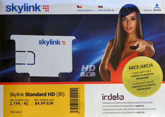 KARTA SKYLINK HD M7 IRDETO
