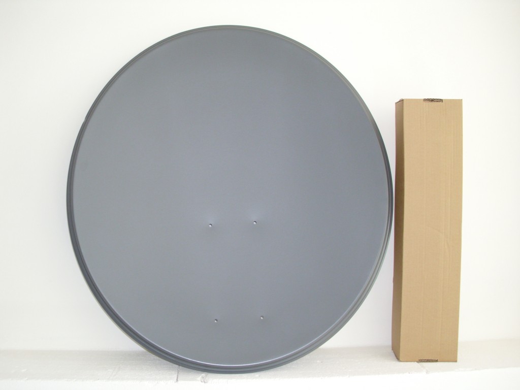 80 CM HLINÍKOVÁ PARABOLA EMME ESSE - 73 x 80 CM - ŠEDÁ