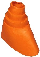 GUMOVÁ TĚSNÍCÍ MANŽETA NA STOŽÁR - ORANŽOVÁ